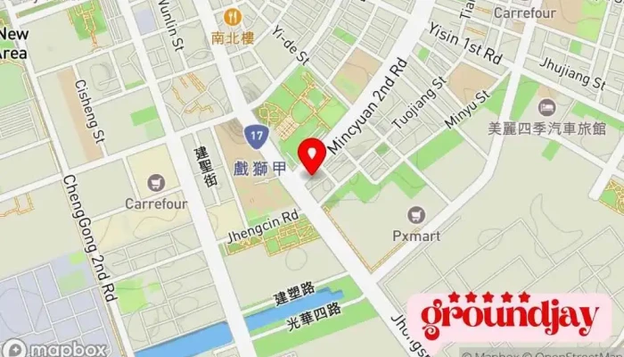 Ya Xu Gong Guan Zheng He Gu Wen You Xian Gong Si 地圖 - Kaohsiung City, Cianjhen District