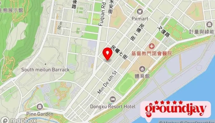 地图 烟波大饭店花莲馆 宾馆 在 Hualien County, Hualien City