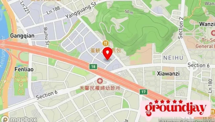 Yan Hua Ke Ji   Nei Hu Zong Bu 地圖 - Taipei City, Neihu District