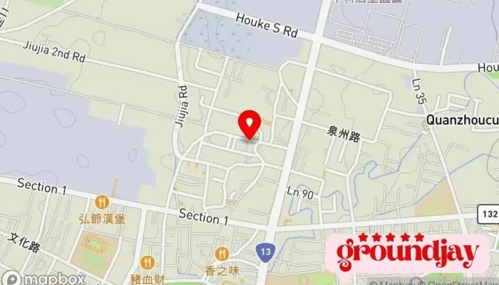 Yan Ke Zi Xun Yan Chang 地圖 - Taichung City, Houli District