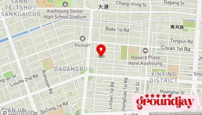 Yi Guan Bi 地圖 - Kaohsiung City, Sinsing District