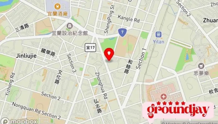 Yi Lan Xian Yi Lan Shi Gong Suo 地圖 - Yilan County, Yilan City