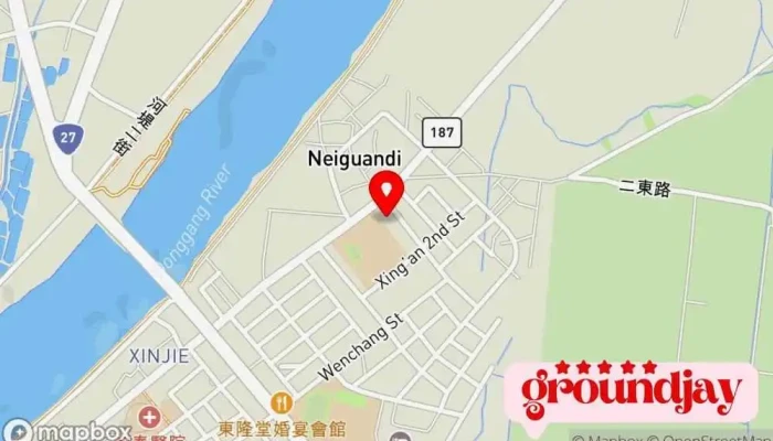 Yi Xiang Qi Ye Xing Guai Shou Zheng Di Chai Chu Tian Tu Dang Tu Qiang Wei Li Shi Gong 地圖 - Pingtung County, Donggang Township