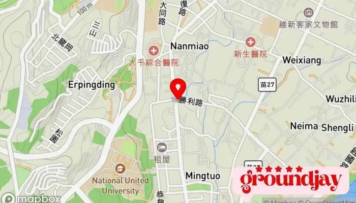 Ying Fei Ni Di Dian Zi Shang Wu You Xian Gong Si 地圖 - Miaoli County, Miaoli City