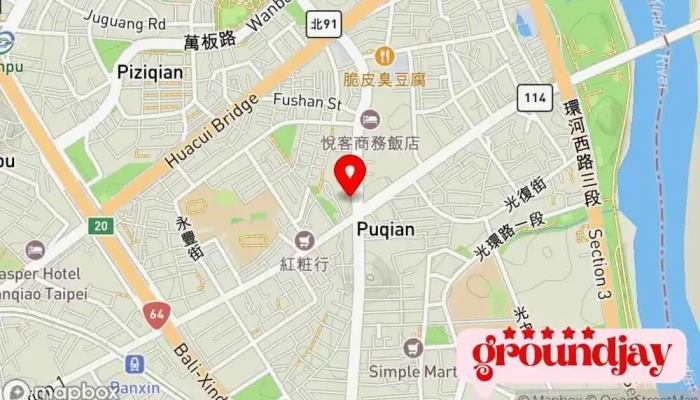 Ying Qi Da Zi Xun Gu Fen You Xian Gong Si 地圖 - New Taipei City, Banqiao District