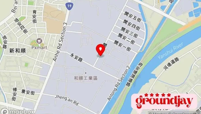 Ying Zheng Yu Shun Dian Zi Gu Fen You Xian Gong Si 地圖 - 台灣省 Annan District