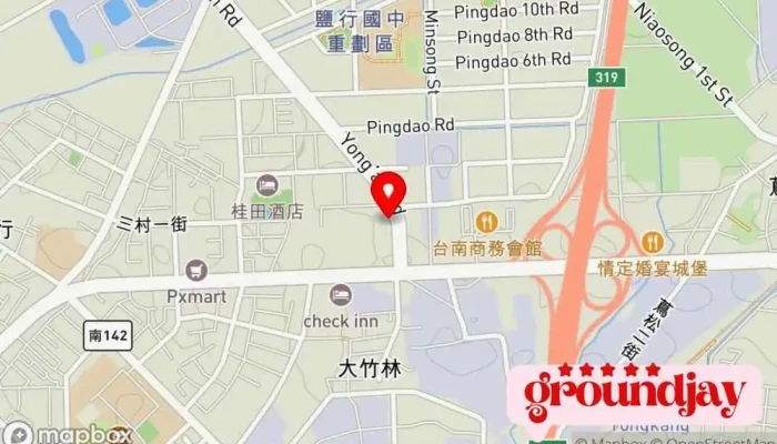 You Guan Jia Gu Fen You Xian Gong Si 地圖 - Tainan City, Yongkang District