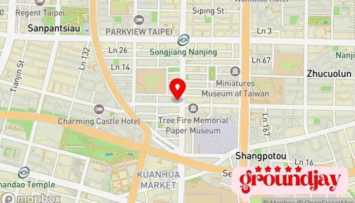 You Qian Ke Ji Gu Fen You Xian Gong Si 地圖 - Taipei City, Zhongshan District