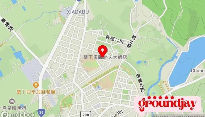Yu Hai Tua Hai 地圖 - Pingtung County, Hengchun Township