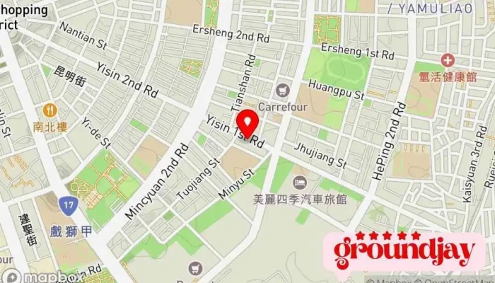 Yun Cheng Kong Jian She Ji You Xian Gong Si 地圖 - Kaohsiung City, Cianjhen District