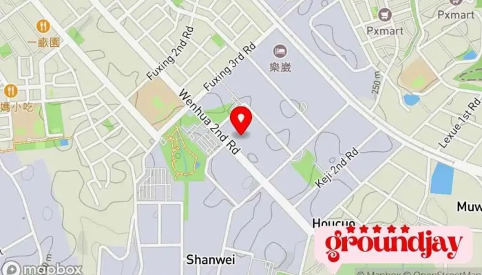 地图 雲達科技（Quanta Cloud Technology） 电子制造商 在 Taoyuan City, Guishan District
