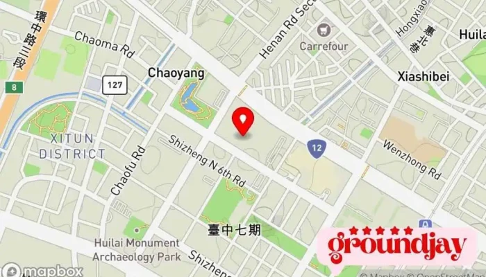 地图 允将建设股份有限公司 房地产开发商 在 Taichung City, Xitun District