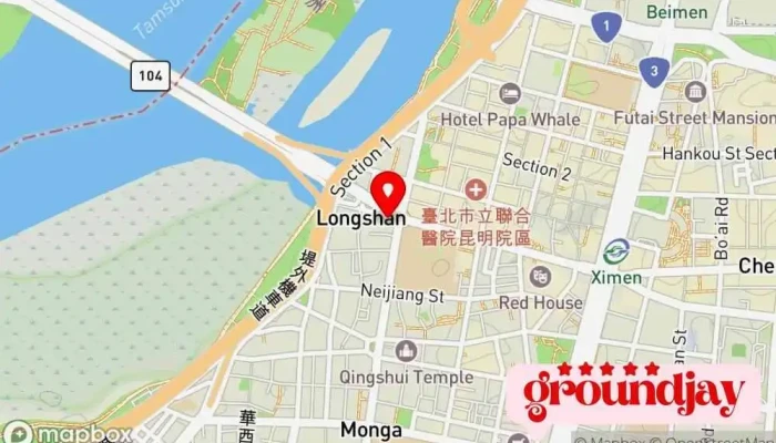 Yun Ma Gu Fen You Xian Gong Si Cloudmaster Coltd 地圖 - Taipei City, Wanhua District
