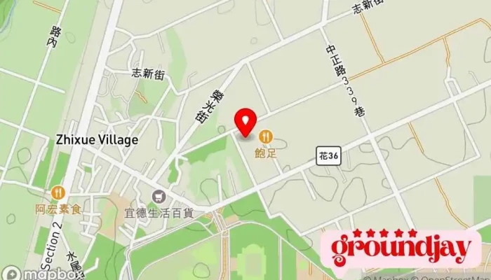Yun Shang Tai Yang Min Su 地圖 - Hualien County, Shoufeng Township