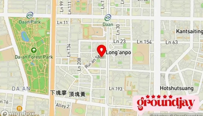 Zhai Ji Pei Kai Fa You Xian Gong Si 地圖 - Taipei City, Da’an District