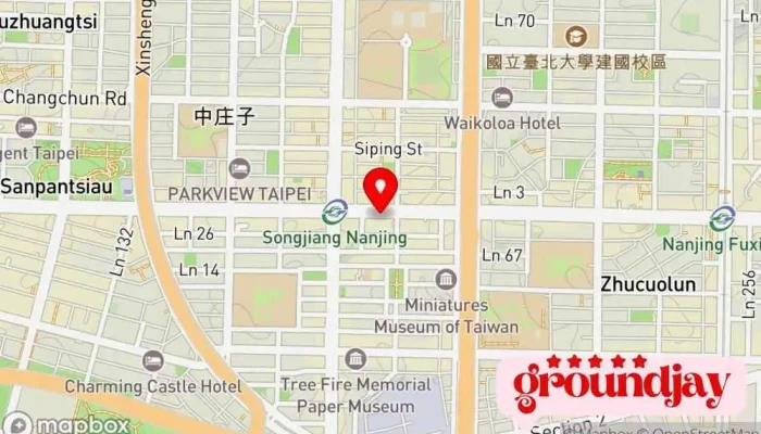 Zhan Guo Ce Ji Tuan 地圖 - Taipei City, Zhongshan District