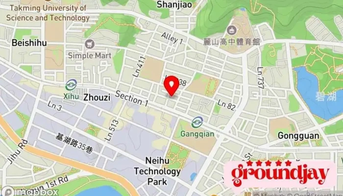 Zhan Guo Ce Ji Tuan 地圖 - Taipei City, Neihu District