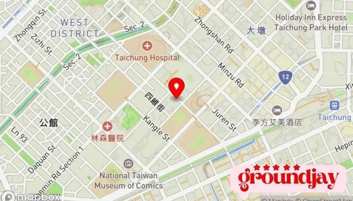 Zhan Guo Ce Ji Tuan 地圖 - Taichung City, West District