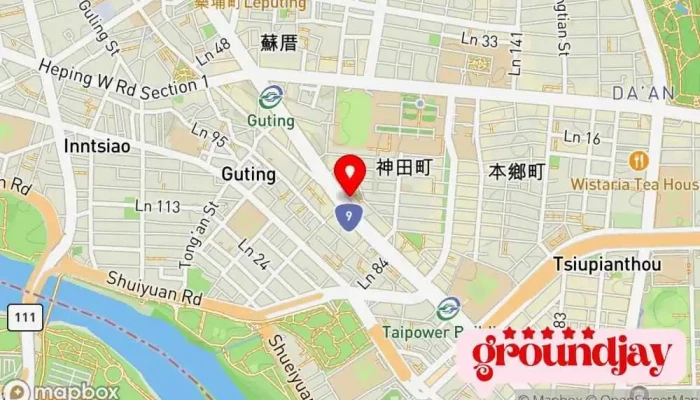 Zhan Tian Chuang Xin Ke Ji Gu Fen You Xian Gong Si 地圖 - Taipei City, Da’an District