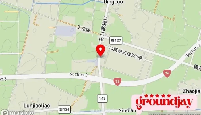 地图 彰化监狱 监狱 在 Changhua County, Erlin Township