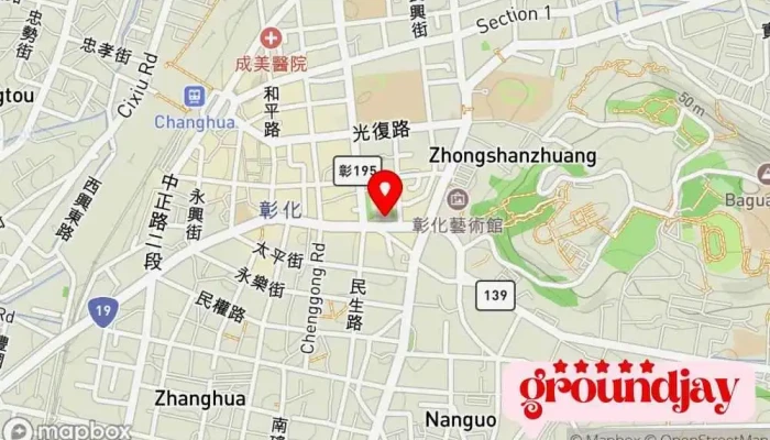 Zhang Hua Kong Zi Miao 地圖 - Changhua County, Changhua City