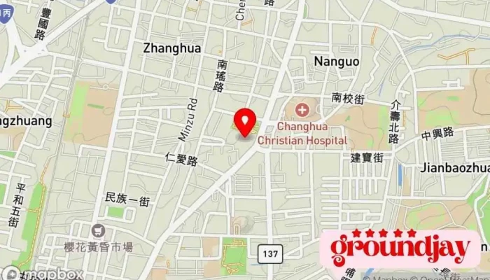 Zhang Hua Xian Di Fang Shui Wu Ju 地圖 - Changhua County, Changhua City