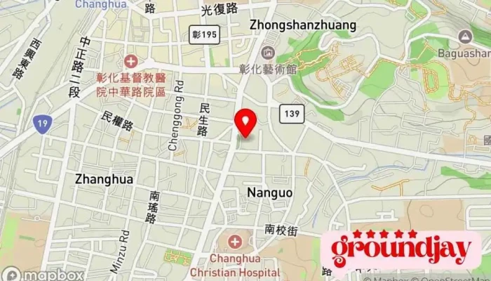 Zhang Hua Xian Zheng Fu Dang An Ke 地圖 - Changhua County, Changhua City