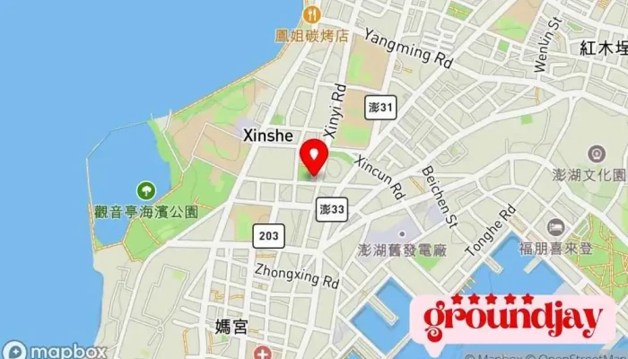 地图 中国国民党澎湖县党部 政党 在 Penghu County, Magong City