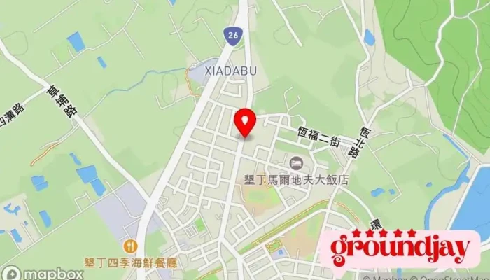 Zhong Hua Dian Xin Heng Chun Fu Wu Zhong Xin 地圖 - Pingtung County, Hengchun Township