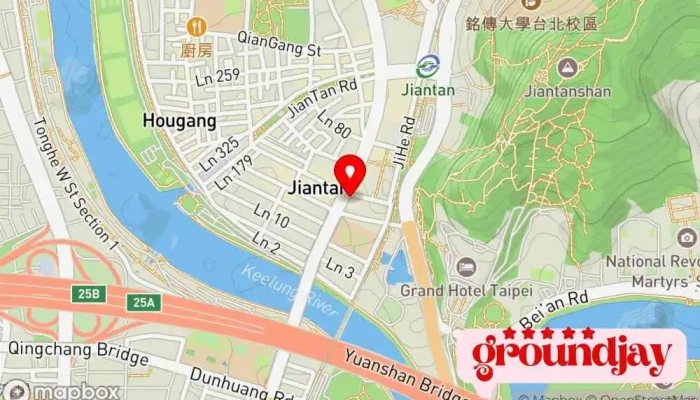 Zhong Jin Wang Dian Hua Er Mai Dian Hua Lu Yin She Bei Shui Jing Tou Dian Hua Er Ji Er Ji 地圖 - Taipei City, Shilin District