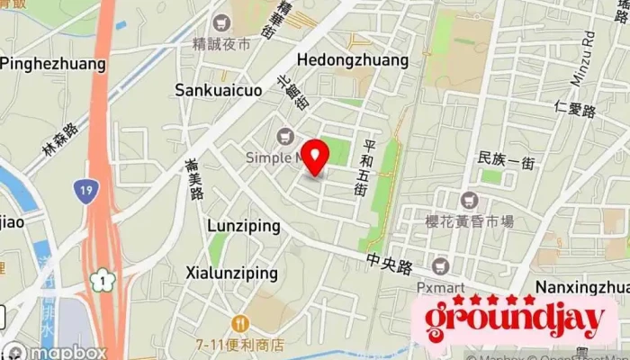 Zhong Qu Dian Xin Shi Ye Gu Fen You Xian Gong Si 地圖 - Changhua County, Changhua City