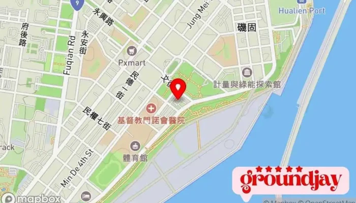 地图 中央气象署花莲气象雷达站 天气预报服务 在 Hualien County, Hualien City
