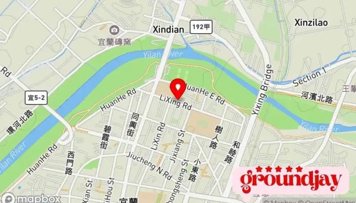 Zhong Yang Qi Xiang Shu Yi Lan Qi Xiang Zhan 地圖 - Yilan County, Yilan City