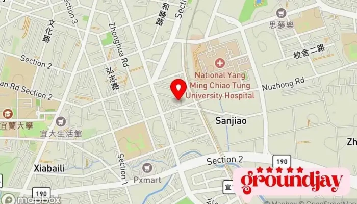 Zhu Shi Da Ji 地圖 - Yilan County, Yilan City