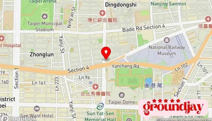 Zhuang Tai Wang Ji Wang Lu Gu Fen You Xian Gong Si 地圖 - Taipei City, Songshan District