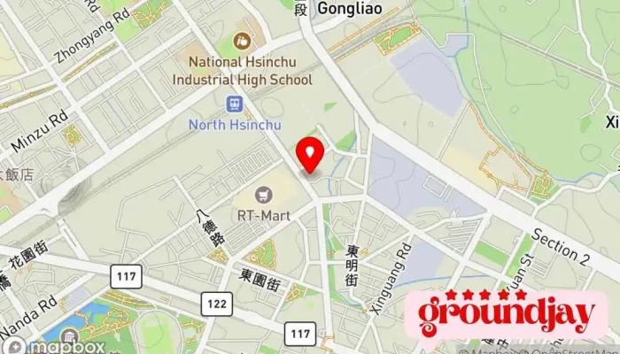 Zi Tong Dian Nao Xin Zhu Fen Bu CimesZhi Zao Zhi Xing Xi Tong 地圖 - Hsinchu City, East District