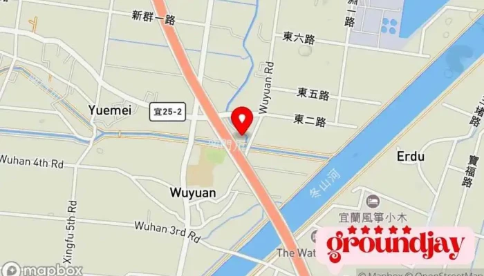 A8Hui Guan 地圖 - Yilan County, Dongshan Township