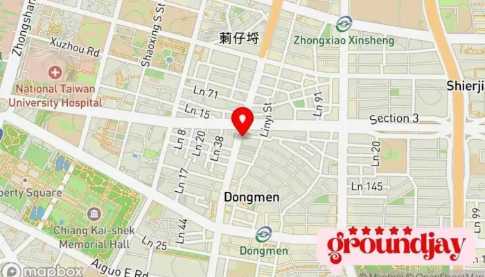 Aiphas Ai Ke Ke Ji Gu Fen You Xian Gong Si 地圖 - Taipei City, Zhongzheng District