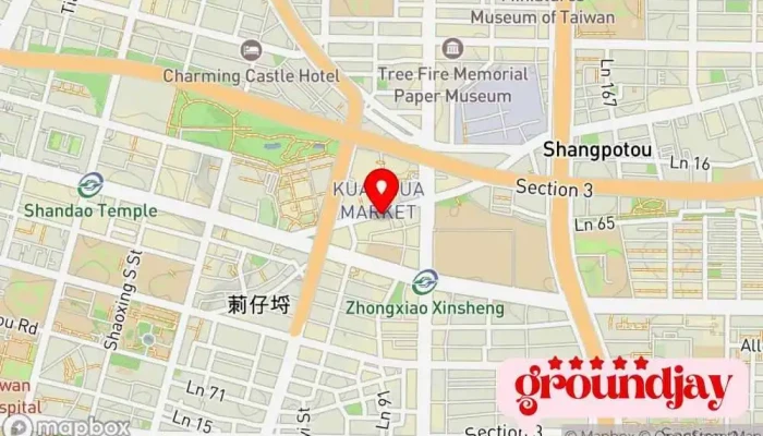 Asus Hua Ke Ba De Zong Dian 地圖 - Taipei City, Zhongzheng District