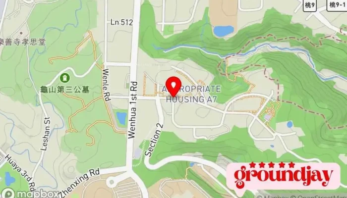 Ecnet Yi Xi Wang Lu Xing Xiao 地圖 - Taoyuan City, Guishan District