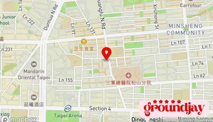 Eliz Group Ai Li Si Ruan Zhuang Ji Tuan 地圖 - Taipei City, Songshan District