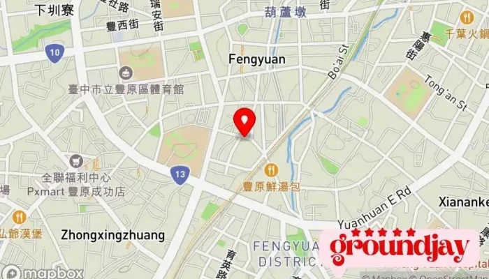 Entrbase Dian Zi Shang Wu 地圖 - Taichung City, Fengyuan District