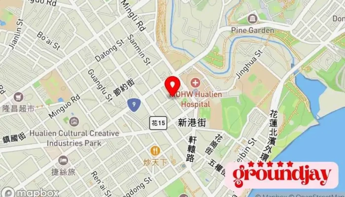 地图 GIANT捷安特-名捷車行 自行車&電動車專賣店 自行车商店 在 Hualien County, Hualien City