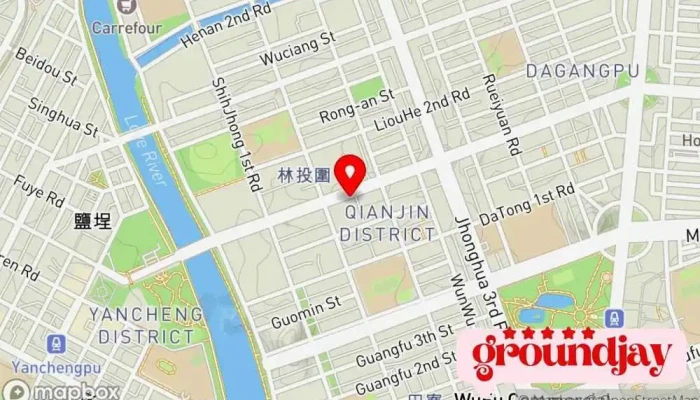 地图 GL SOFT CO., LTD. 資旅軟體開發有限公司/高雄辦公室 软件公司 在 Kaohsiung City, Qianjin District