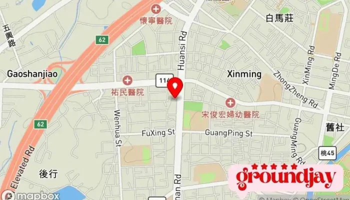 GtutJiu Da Huan Yu Ke Ji Gu Fen You Xian Gong Si 地圖 - Taoyuan City, Pingzhen District