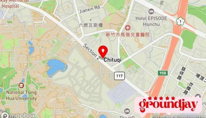 HpXin Zhu Qu Yun Duan Ti Yan Ji Zhan Shou Zhong Xin 地圖 - Hsinchu City, East District