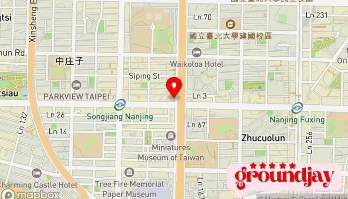 Ikala 地圖 - Taipei City, Zhongshan District