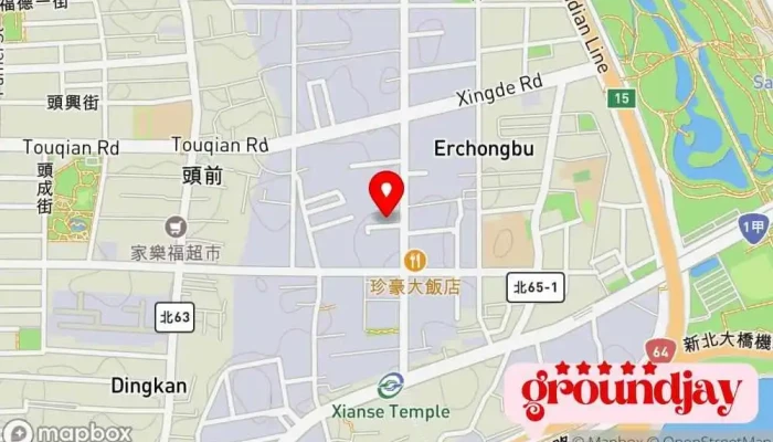 Iware Wang Ye She Ji Gong Si   Zhuan Zhu Ke Zhi Hua Wang Zhan She Ji Zhuan Jia 地圖 - New Taipei City, Sanchong District