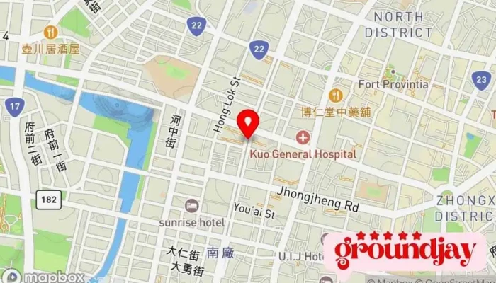 James Dian Shang 地圖 - Tainan City, West Central District