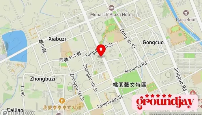 JgnetZhai Ji Wang She Qu Kuan Pin Wang Lu 地圖 - Taoyuan City, Taoyuan District